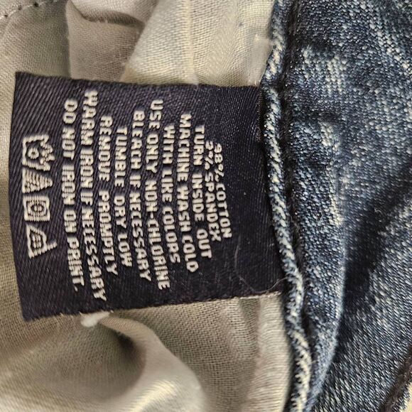 Rocawear jeans paint splatter Y2K, retro. Size 20 #922 - Picture 6 of 7